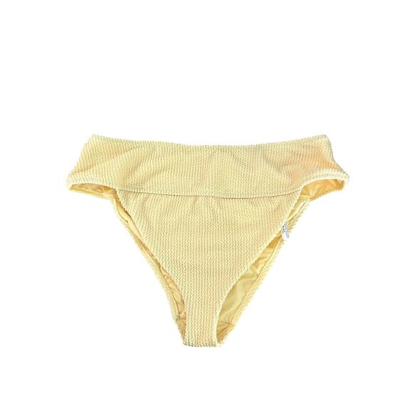 Show Me Your Mumu Del Rey Bottom in Butter Yellow Scrunch L - Picture 4 of 6
